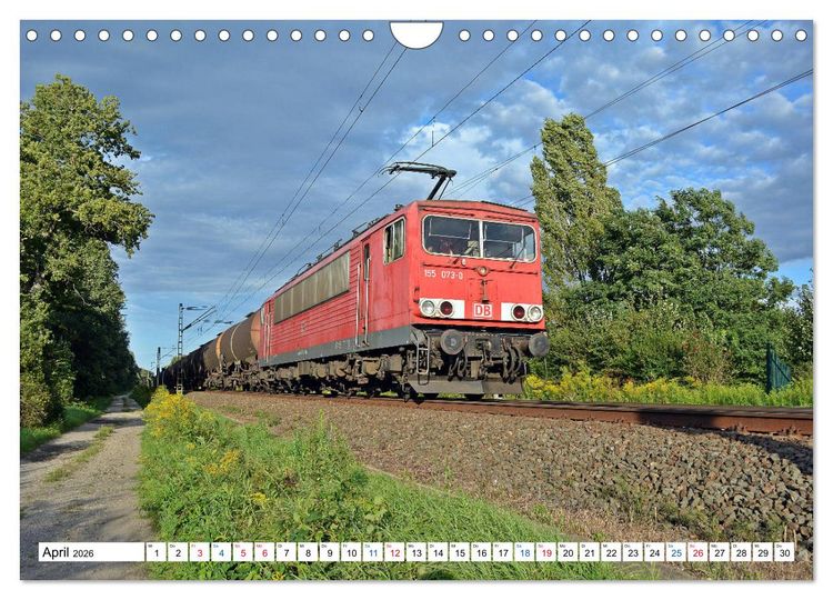 Produktbild: Die Baureihe 250 - Reichsbahnlok in DB-Diensten (Wandkalender 2026 DIN A4 quer), CALVENDO Monatskalender