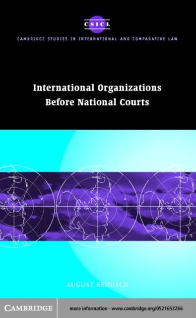 Produktbild: International Organizations before National Courts