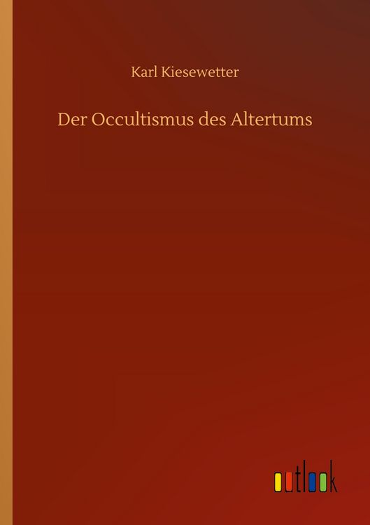 Produktbild: Der Occultismus des Altertums