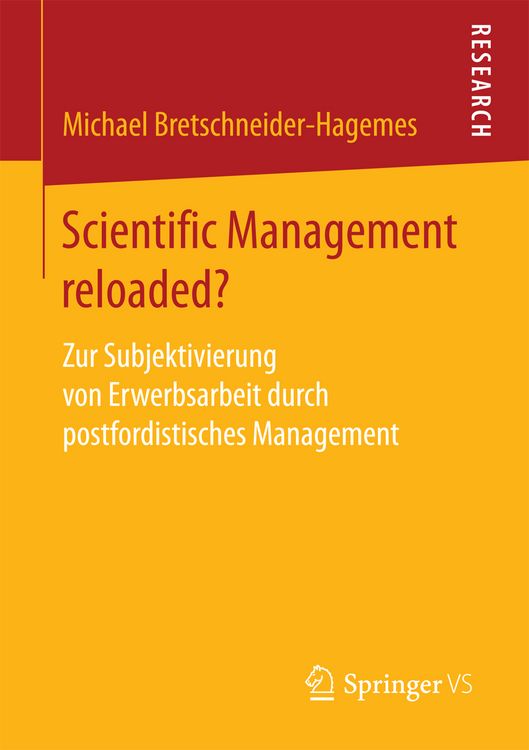 Produktbild: Scientific Management reloaded?
