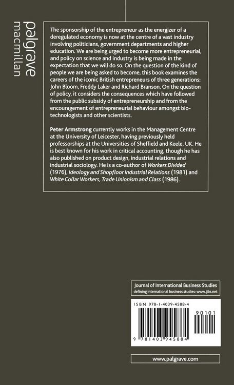 Produktbild: Critique of Entrepreneurship