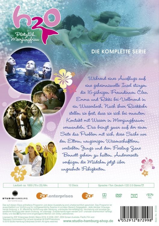 H2O - Plötzlich Meerjungfrau - Die komplette Serie [12 DVDs]