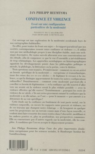 Produktbild: Confiance et violence