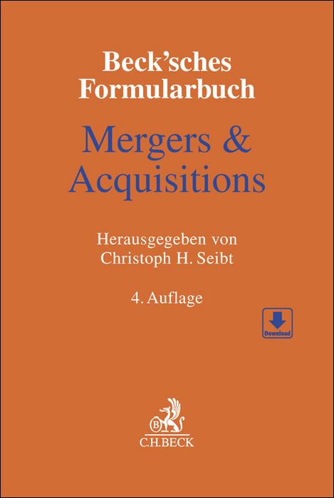 Produktbild: Beck'sches Formularbuch Mergers & Acquisitions