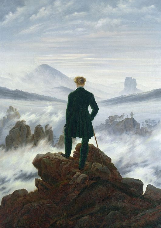 Produktbild: Friedrich - Wanderer &uuml;ber dem Nebelmeer - 1000 Teile Puzzle