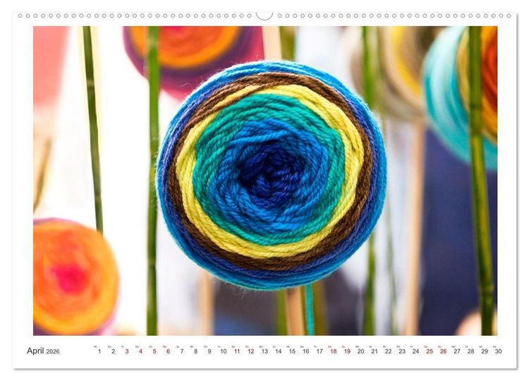 Produktbild: Handarbeit macht gl&uuml;cklich (hochwertiger Premium Wandkalender 2026 DIN A2 quer), Kunstdruck in Hochglanz