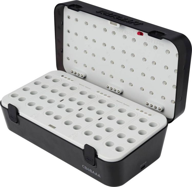 Produktbild: VOLTCRAFT CB48AAA Rundzellen-Ladeger&auml;t NiMH, LiIon Micro (AAA)