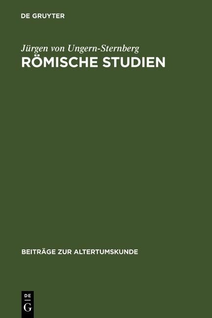 Produktbild: R&ouml;mische Studien