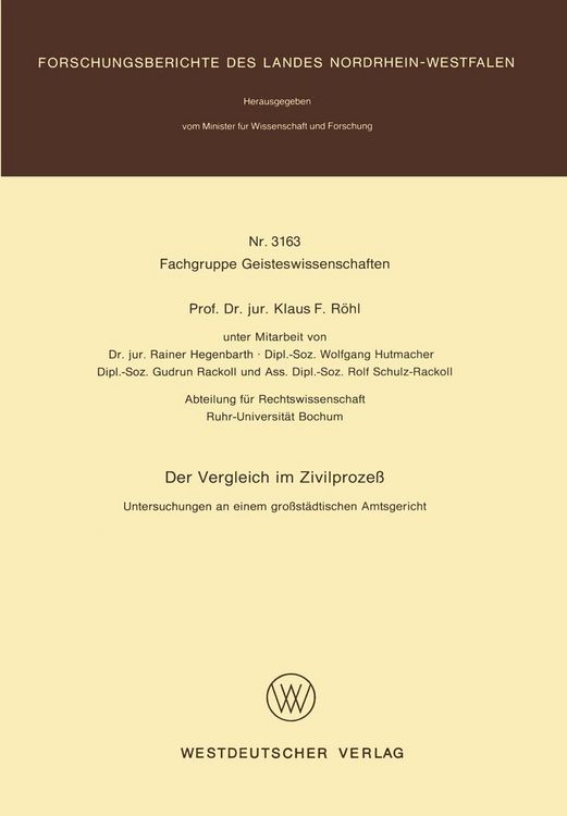 Produktbild: Der Vergleich im Zivilproze&szlig;
