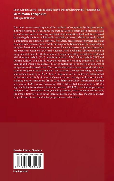 Produktbild: Metal Matrix Composites