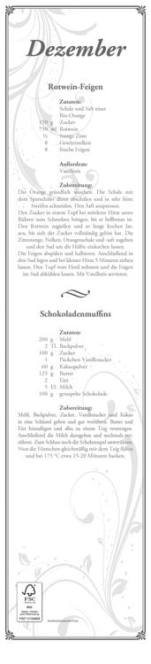 Produktbild: Küchenplaner Kaffee 2026 - Streifen-Kalender 11,3x49x5 cm - Kaffeekalender - mit leckeren Rezepten - Wandplaner - Küchenkalender - Alpha Edition