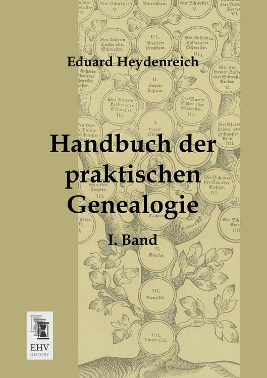 Produktbild: Handbuch der praktischen Genealogie