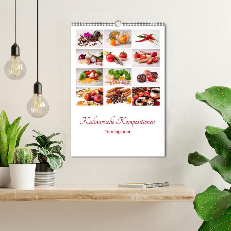 Produktbild: Kulinarische Kompositionen - Terminplaner (Wandkalender 2026 DIN A3 hoch), CALVENDO Monatskalender