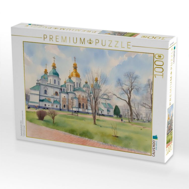 Produktbild: CALVENDO Puzzle Sophienkathedrale in Kiew | 1000 Teile Lege-Gr&ouml;&szlig;e 64x48cm Foto-Puzzle f&uuml;r gl&uuml;ckliche Stunden