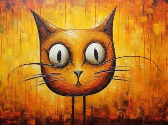 Produktbild: CALVENDO Puzzle Katze Im Stil von Salvador Dali II | 2000 Teile Lege-Gr&ouml;&szlig;e 90x67cm Foto-Puzzle f&uuml;r gl&uuml;ckliche Stunden