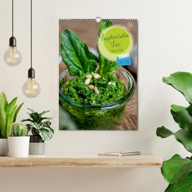 Produktbild: Vegetarische Vier Jahreszeiten (Wandkalender 2026 DIN A3 hoch), CALVENDO Monatskalender