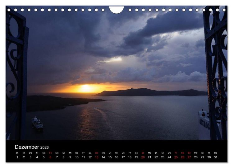 Produktbild: Kykladen - Inseln im Licht (Wandkalender 2026 DIN A4 quer), CALVENDO Monatskalender