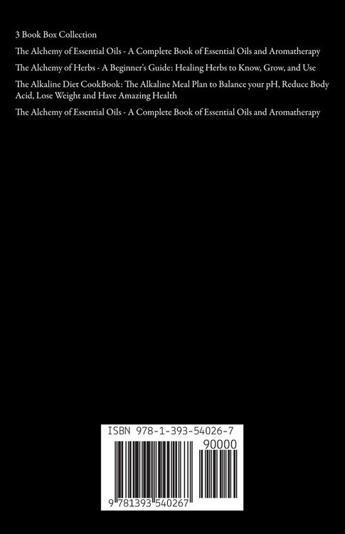 Produktbild: The Alchemy of Health Collection - 3 Book Collection of Essential Oils, Herbs, and Alkaline Diet