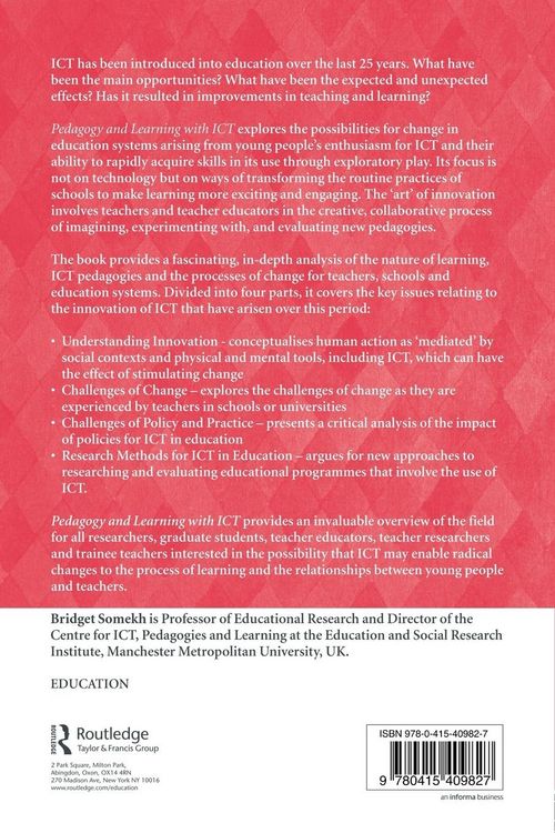 Produktbild: Pedagogy and Learning with ICT