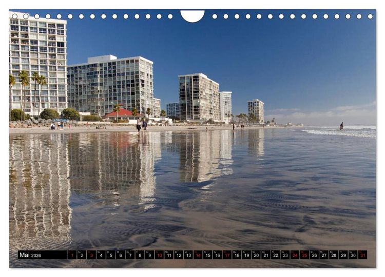 Produktbild: San Diego (Wandkalender 2026 DIN A4 quer), CALVENDO Monatskalender