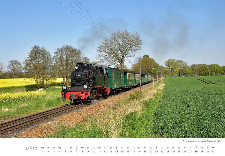 Produktbild: Dampfloks in Farbe Kalender 2027