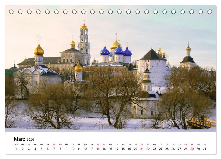 Produktbild: Goldenes Russland (Tischkalender 2026 DIN A5 quer), CALVENDO Monatskalender