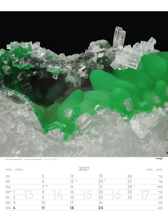 Produktbild: Mineralien Kalender 2027