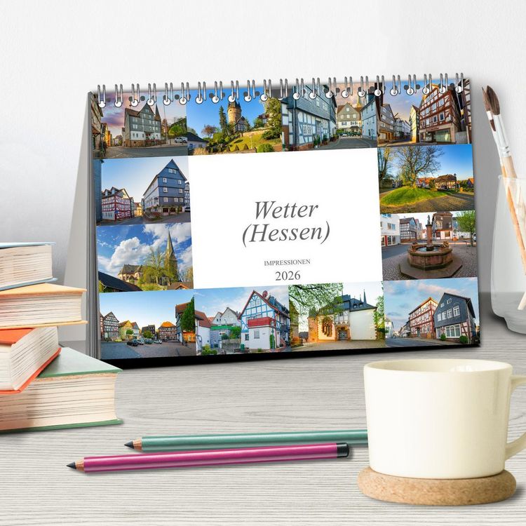 Produktbild: Wetter (Hessen) Impressionen (Tischkalender 2026 DIN A5 quer), CALVENDO Monatskalender