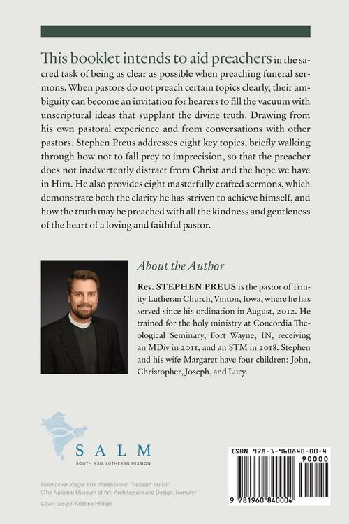 Produktbild: How to Preach for a Funeral