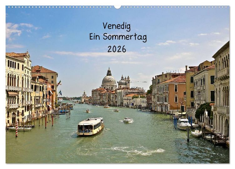 Produktbild: Venedig 2026 (Wandkalender 2026 DIN A2 quer), CALVENDO Monatskalender