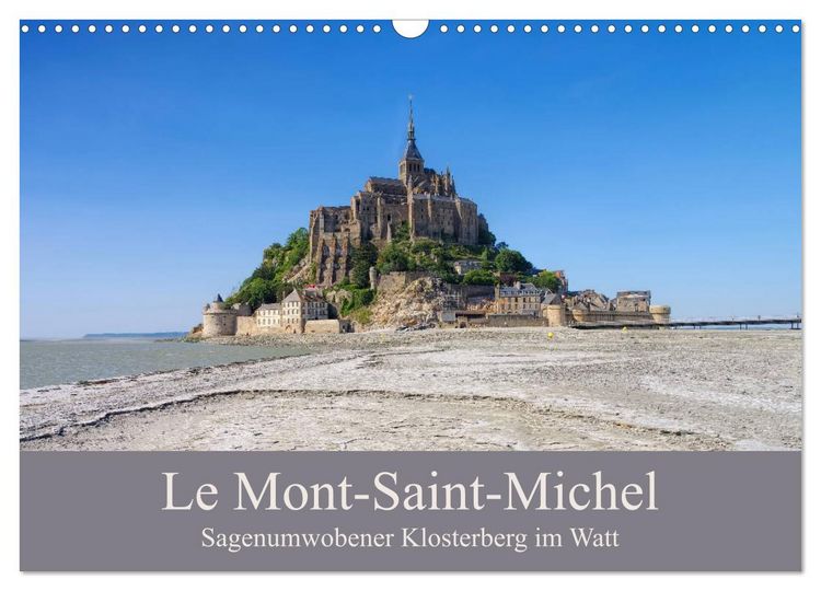 Produktbild: Le Mont-Saint-Michel - Sagenumwobener Klosterberg im Watt (Wandkalender 2026 DIN A3 quer), CALVENDO Monatskalender