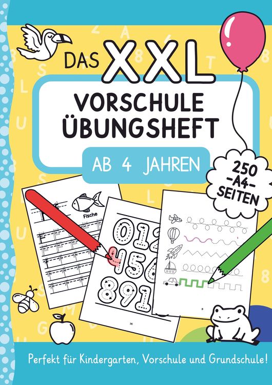 Produktbild: Das XXL-Vorschule &Uuml;bungsheft ab 4 Jahren