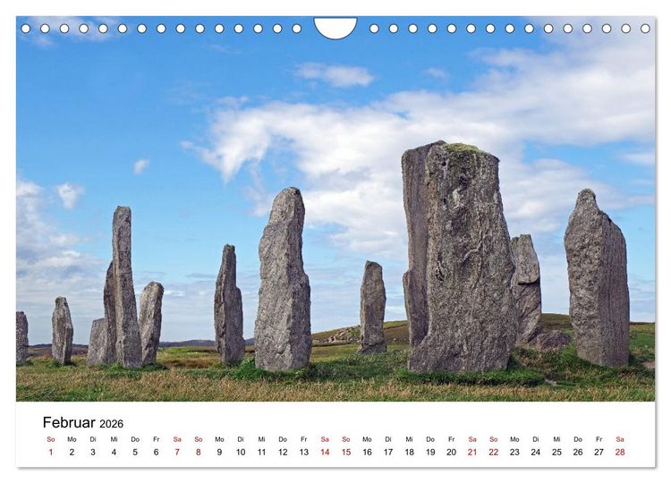 Produktbild: Von Cornwall nach Schottland (Wandkalender 2026 DIN A4 quer), CALVENDO Monatskalender