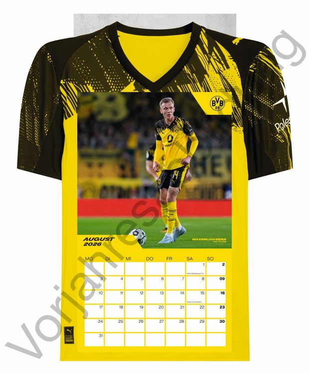 Produktbild: BVB Trikotkalender 2027