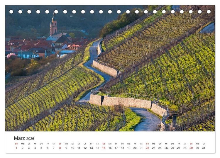 Produktbild: Malerisches Mainfranken (Tischkalender 2026 DIN A5 quer), CALVENDO Monatskalender