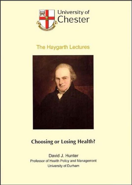 Produktbild: Choosing or Losing Health?