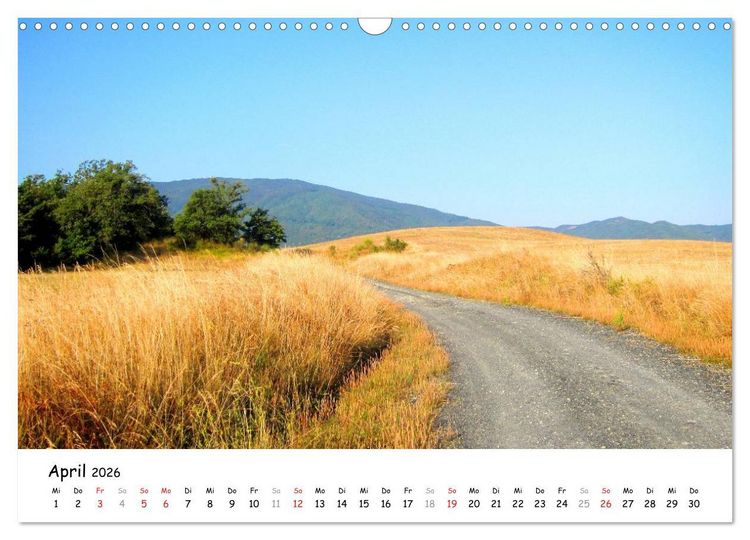 Produktbild: Franziskusweg - Camino di Assisi (Wandkalender 2026 DIN A3 quer), CALVENDO Monatskalender