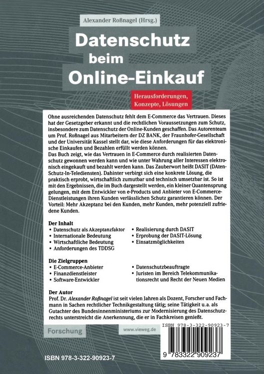Produktbild: Datenschutz beim Online-Einkauf