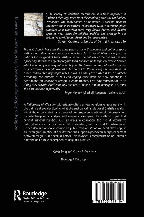 Produktbild: A Philosophy of Christian Materialism
