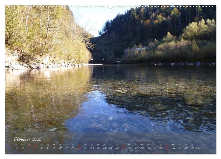 Produktbild: Wasserkraft - Die Bregenzer Ache (Wandkalender 2026 DIN A2 quer), CALVENDO Monatskalender