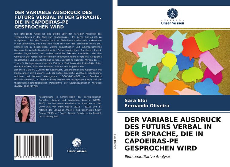 Produktbild: Der Variable Ausdruck des Futurs Verbal in der Sprache, die in Capoeiras-Pe Gesprochen Wird