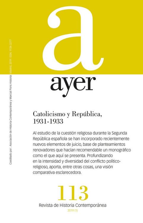 Produktbild: Catolicismo y Rep&uacute;blica: 1931-1933