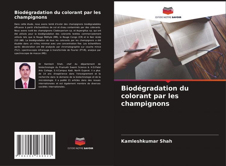 Produktbild: Biod&eacute;gradation du colorant par les champignons