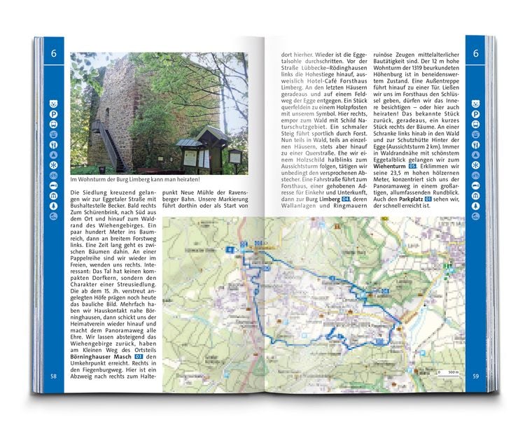 Produktbild: KOMPASS Wanderf&uuml;hrer Naturpark Teutoburger Wald mit Wiehen- und Eggegebirge, 55 Touren