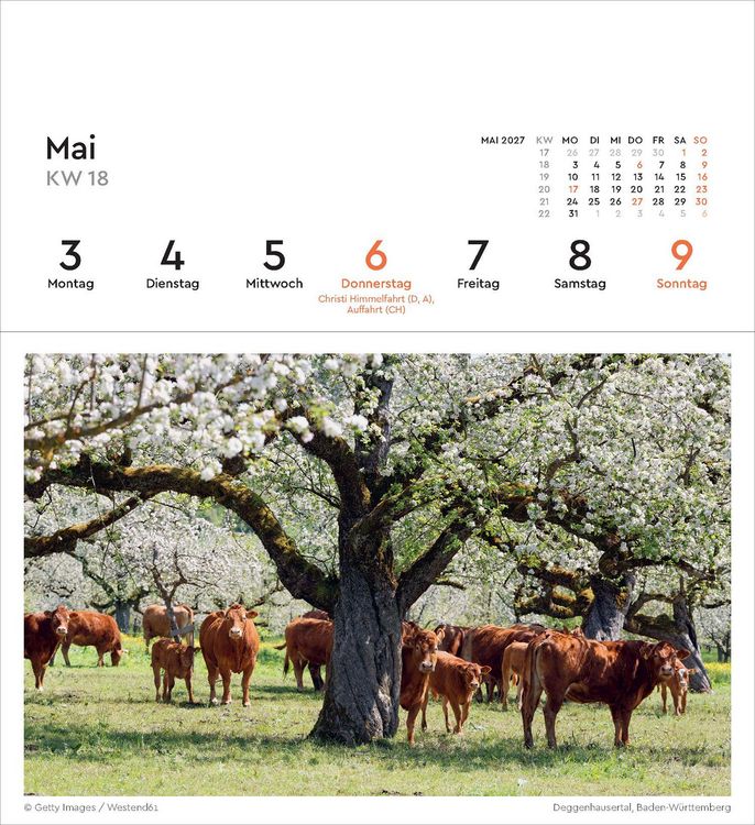 Produktbild: Deutschland - KUNTH Postkartenkalender 2027