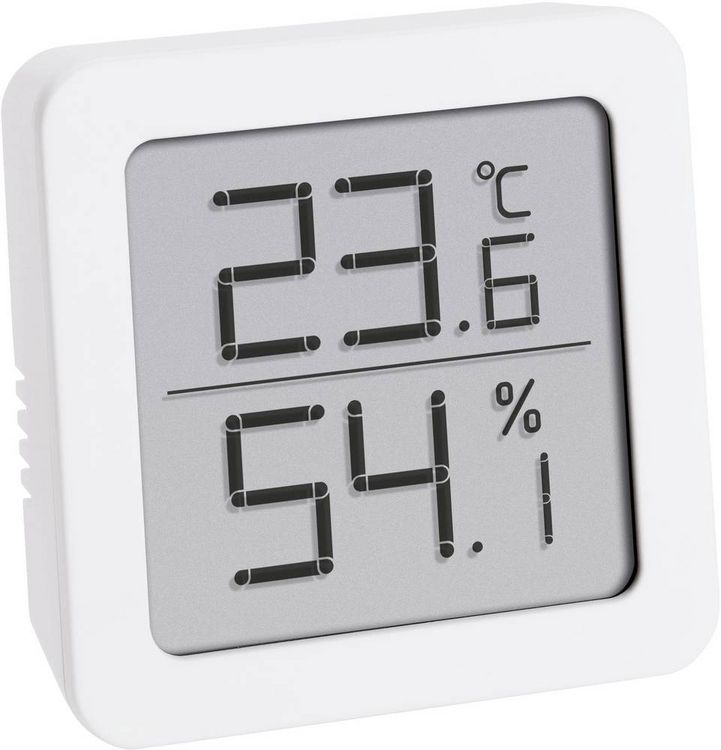 Produktbild: TFA Dostmann Thermo-/Hygrometer Wei&szlig; 30.5051.02