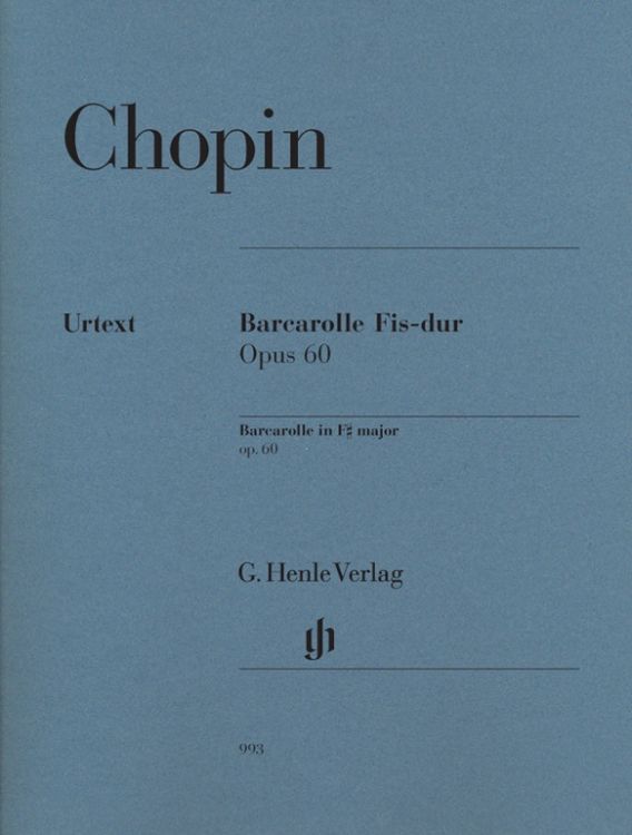 Produktbild: Fr&eacute;d&eacute;ric Chopin - Barcarolle Fis-dur op. 60