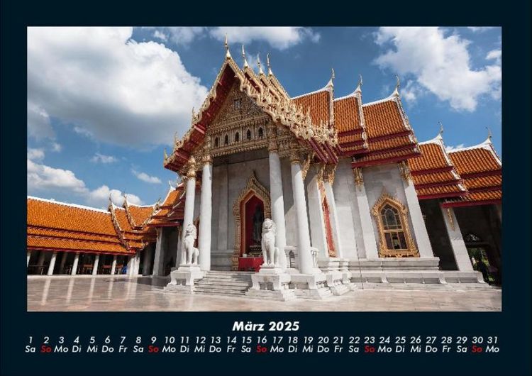 Produktbild: Tempel unserer Erde 2025 Fotokalender DIN A4