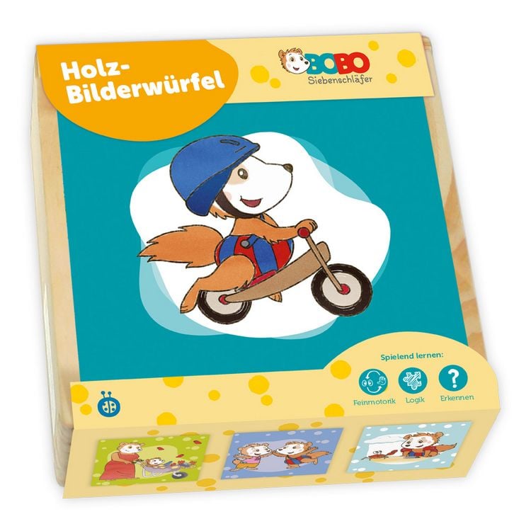 Produktbild: Tr&ouml;tsch Bobo Siebenschl&auml;fer Bilderw&uuml;rfel Puzzle