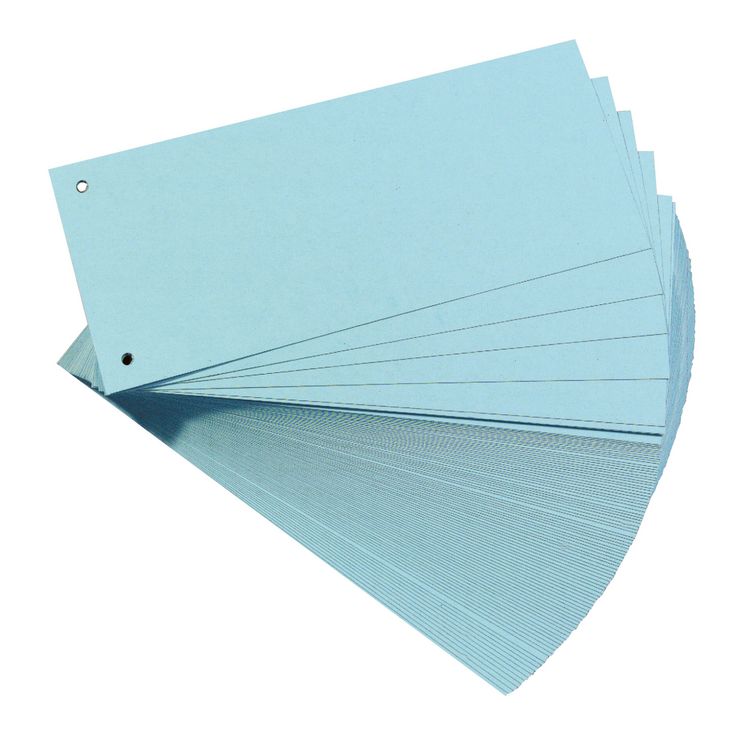 Produktbild: Herlitz Trennstreifen blau 100er Set